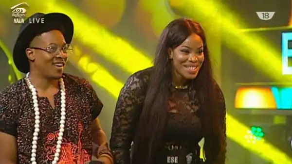 #BBNaija: Jon and Ese Evicted From Big Brother Naija House
